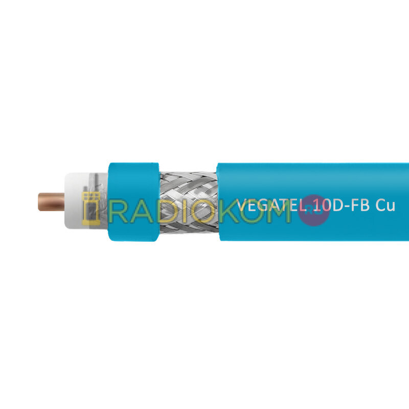 Кабель VEGATEL 10D-FB Cu (ГОСТ, синий)